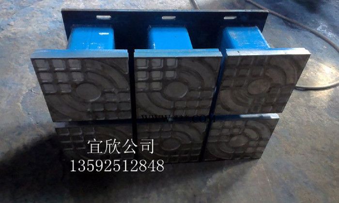 【畅销产品】郑州欣宜4-15路面方砖砖机 四方**形砖制砖机 四方飞轮形彩砖机设备图4