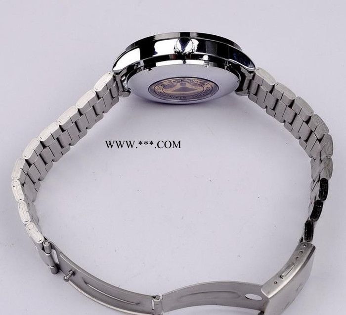 手表带包装盒 镂空机械表飞轮机械男钢带全自动机械手表男士图3