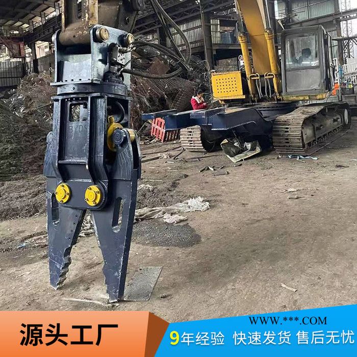 北奕BY 机械式鹰嘴剪 固定式拆解汽车和厂房设备废铁剪 挖掘机废铁剪 连杆式废铁剪图5