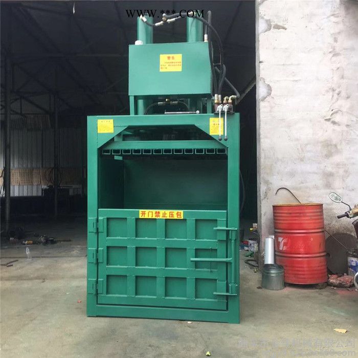 自动连杆液压打包机 晋江皮革边角料打包机 前后开门立式打包机图6