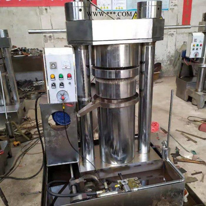 富德260小型商用移动式液压榨油机大豆压油机立式液压香油机大型液压榨油机新型连杆泵液压香油机图8