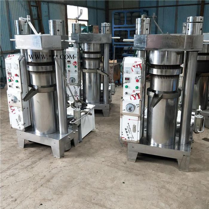 富德260小型商用移动式液压榨油机大豆压油机立式液压香油机大型液压榨油机新型连杆泵液压香油机图6