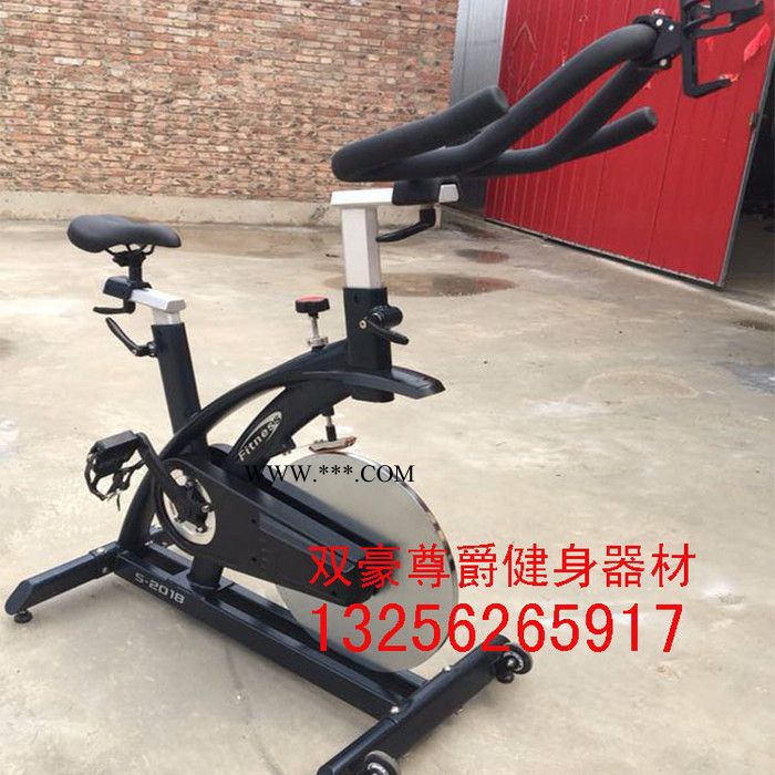 双豪尊爵SH-2018健身房有氧运行器材史帝飞动感单车电镀精钢大飞轮双豪尊爵健身器材 健身房动感单车图4