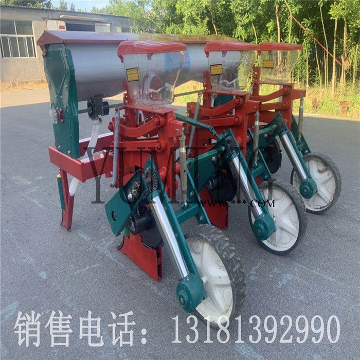 0 新款玉米播种机悬浮式六连杆 四轮拖拉机带 玉米播种机 种玉米机械 玉米播撒机 玉米撒播机施肥播种一体机图2