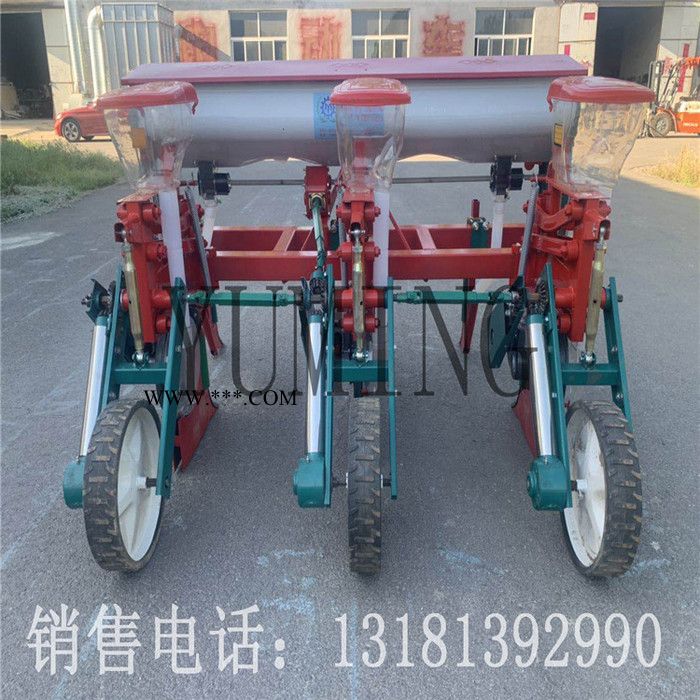 新款玉米播种机悬浮式六连杆玉米播种机 种玉米机械 玉米播撒机 玉米种植机撒播机施肥播种 2图7