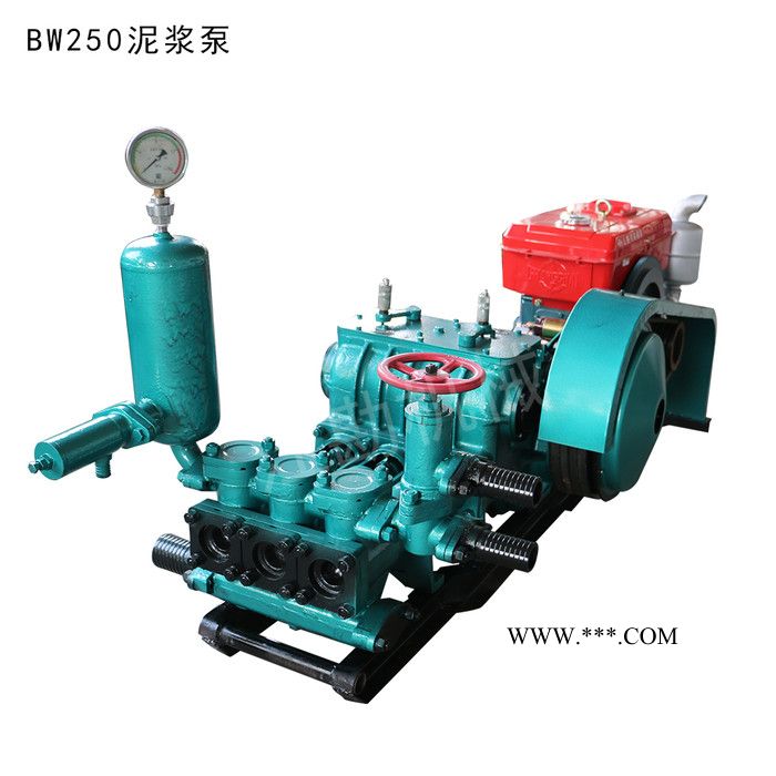 活塞往复式BW250泥浆泵 单缸泥浆泵 坑道注浆机图2