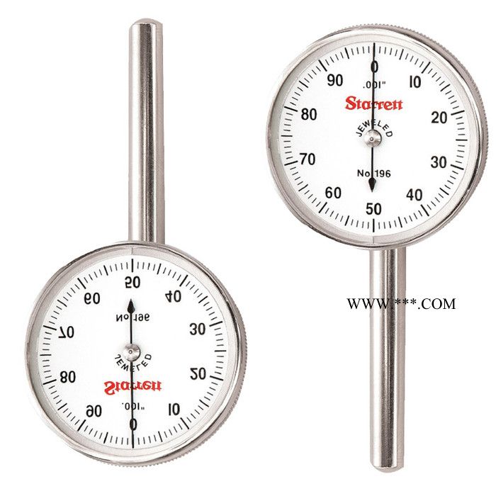 施泰力/Starrett 196系列通用背置活塞式指示表 .200, 5MM图2