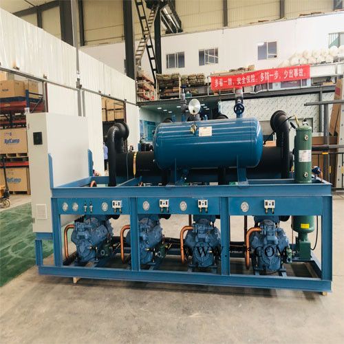 泰华冷源定制 活塞并联制冷压缩机组 低温冷冻冷藏制冷机组 压缩机组生产厂家图4