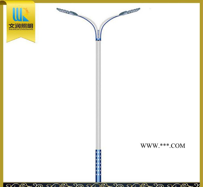 定制 特色LED道路灯 双臂led路灯 大功率高效双连杆le图2