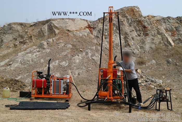 润煤山地钻机配套活塞空压机    柴油动力山地钻机图3