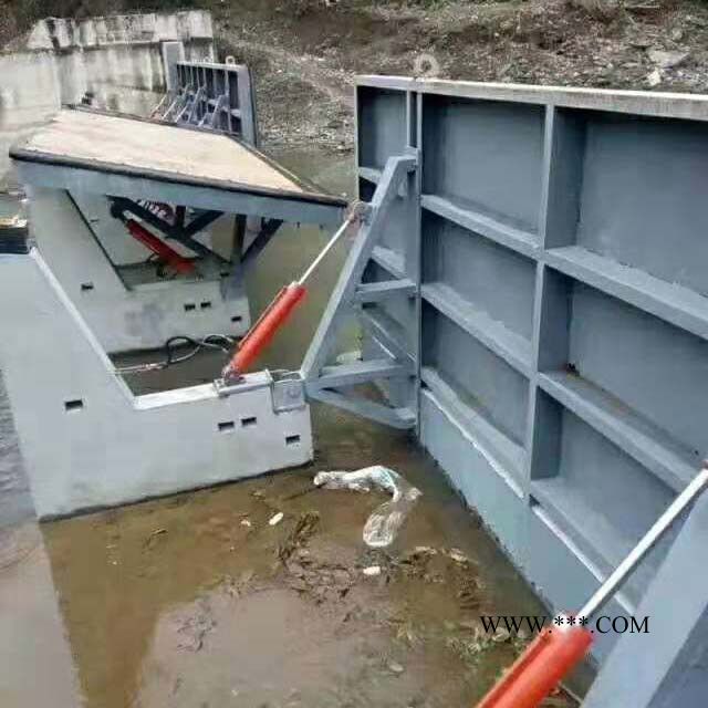 河北禹鼎钢坝 钢坝闸门液压翻板闸门液压钢坝闸门活塞闸门微梯形双闸槽闸门制造厂家图8