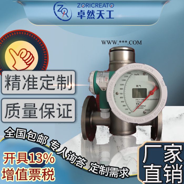 ZORICREATO/卓然天工FMLT 金属浮子流量计 厂家销售 酒甲醇柴油煤油纯水流量计 法兰活塞流量计图4
