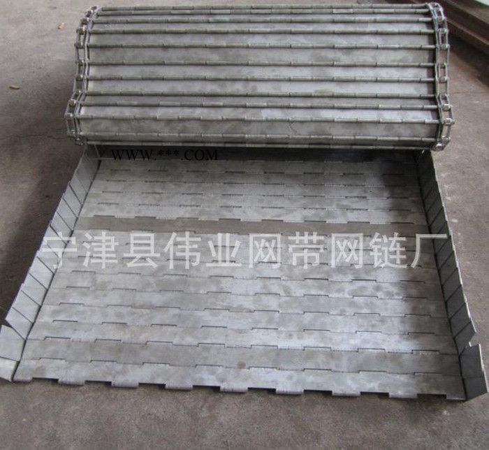 发往广州的链板式网带 优惠金属片网带 食品连杆式网带图2