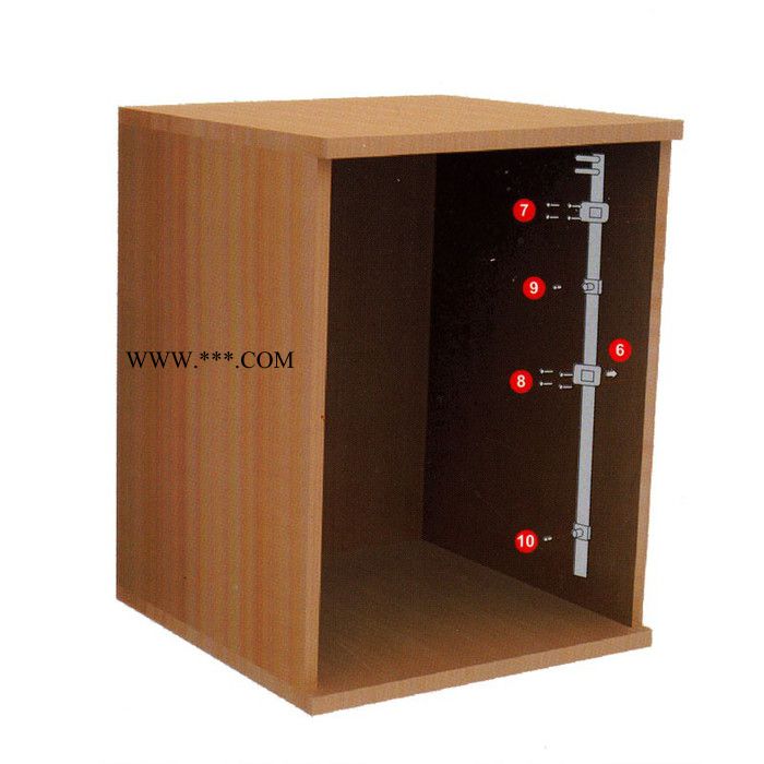 maxers 288-19 办公抽屉锁 正面三连杆排锁图5