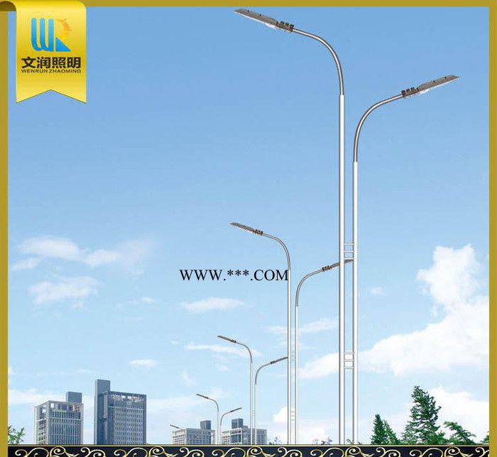 定制 LED路灯 新农村公共道路照明灯 双臂双连杆道路照明灯图3