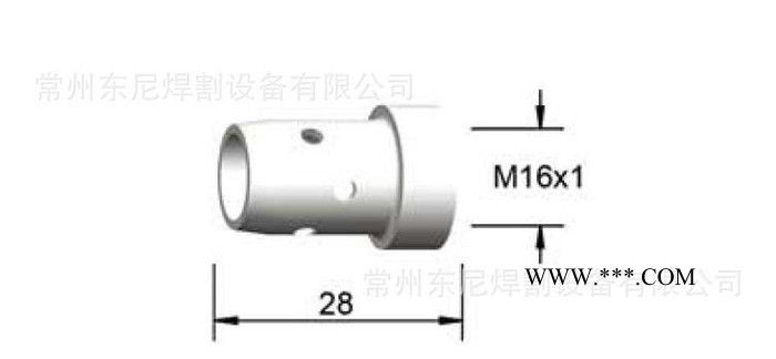 厂价水冷宾采尔气保焊枪501D连杆 导电嘴座前接头Contact tip图2