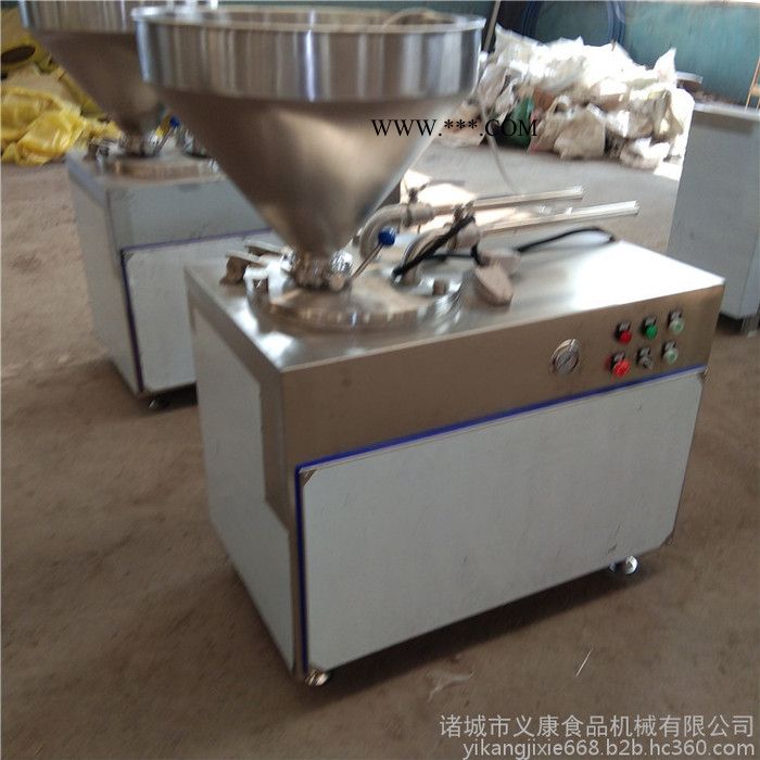 义康YA-50型哈尔滨红肠灌肠机 猪肉肠灌肠机 立式真空灌肠机 活塞式香肠灌装机图6