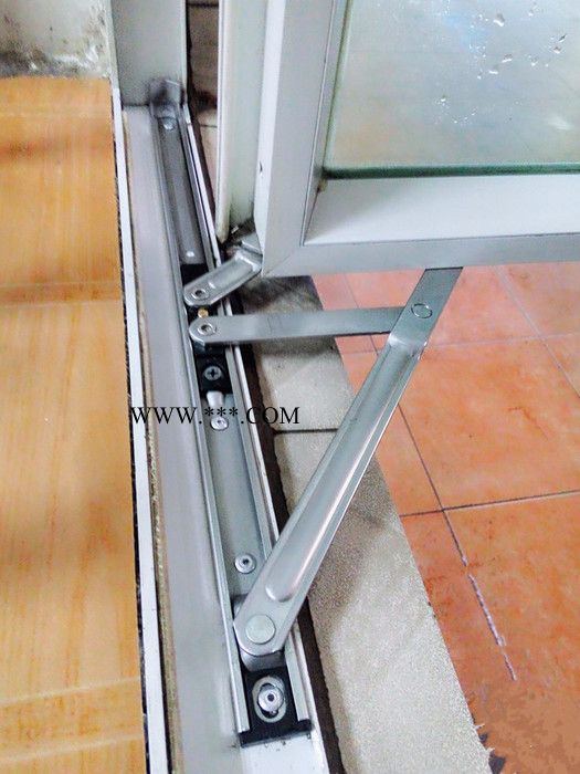 12寸 四连杆 滑撑 窗撑 平开铰链 13.5槽窗撑 铝合金窗五金配件 不锈钢304窗撑  双支点窗撑架 **图3