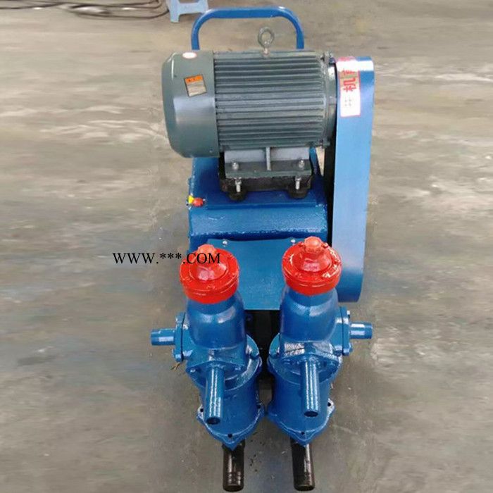 路平机械 单缸灰浆泵 双液活塞式灌浆机图2