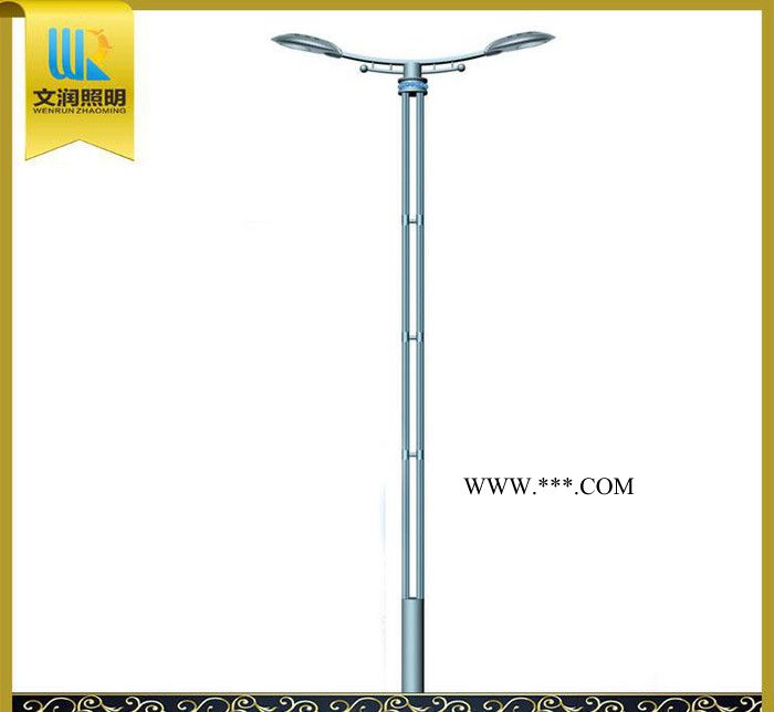 定制 双连杆城市路灯双臂道路照明灯 新型**道路双挑路灯杆图3
