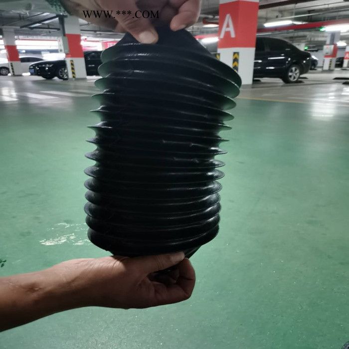 沧州宏泰定制油缸防护罩 油缸保护套 活塞杆护套 伸缩式丝杠防护罩 圆形防护罩图2