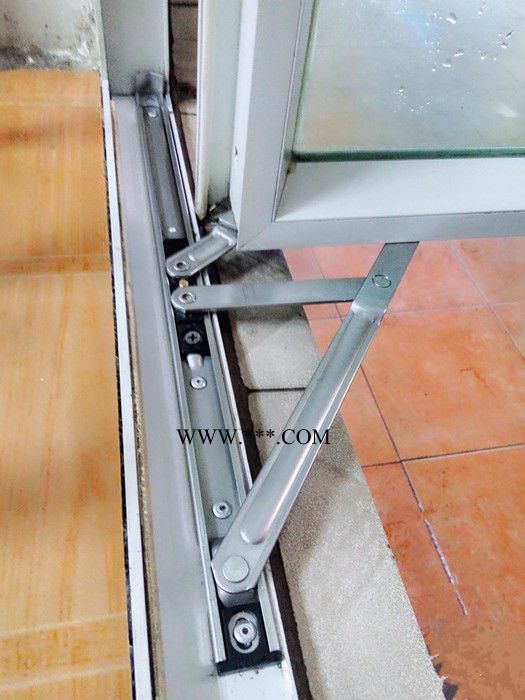 12寸 四连杆 滑撑 窗撑 平开铰链 13.5槽窗撑 不锈钢201窗撑  铝合金窗五金配件  双支点窗撑架 **图5
