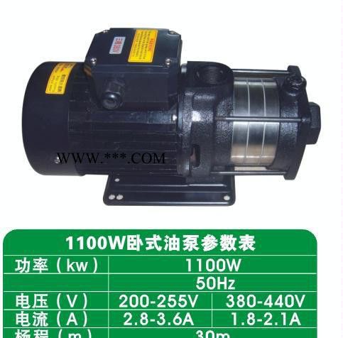 卧式抽油马达ws-750，电火花机油泵ws-750图2