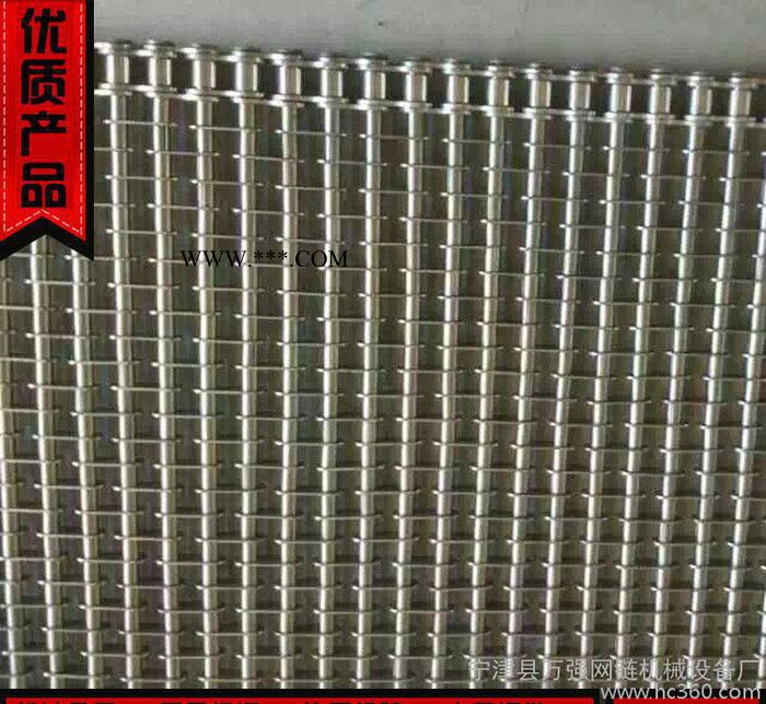 食品烘烤304流水线输送 曲轴型网带 不锈钢输送网带规格齐全图2