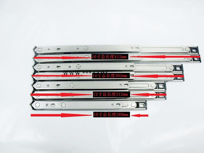 10寸 四连杆 滑撑 窗撑 平开铰链 铝合金窗五金配件 不锈钢202窗撑 22槽窗撑 双支点窗撑架 **图6