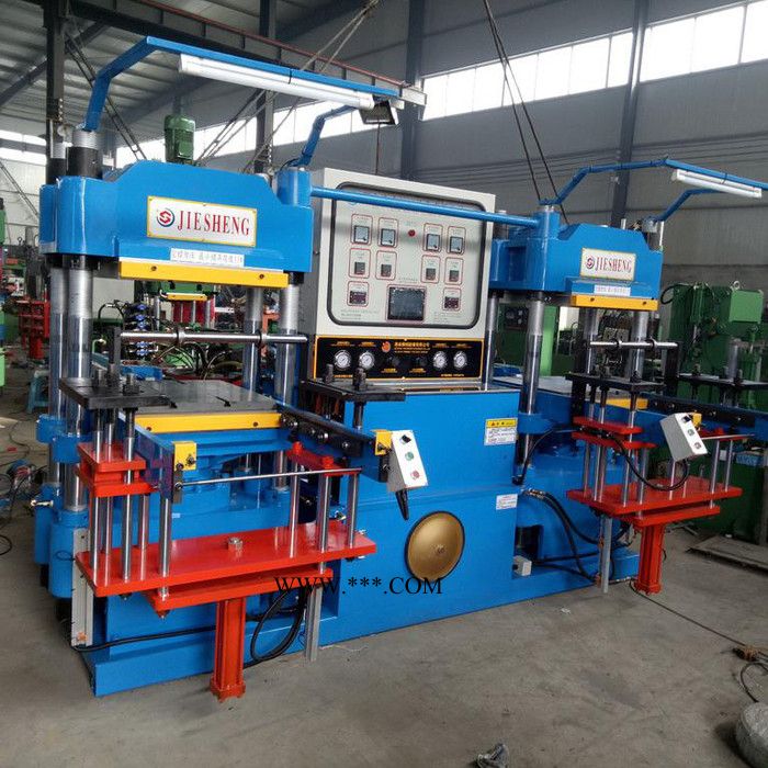 安徽双联平板硫化机 硅橡胶按键双联平板硫化机 环保橡胶脚垫硫化机 气门油封硫化机 全自动捷盛硫化机生产厂家图5