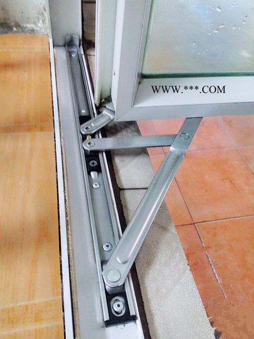 10寸 四连杆 滑撑 窗撑 平开铰链 铝合金窗五金配件 22槽窗撑 双支点窗撑架 **图2