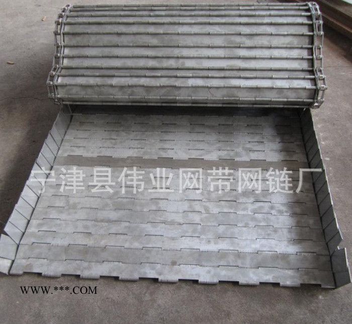 让利链板式网带 优惠金属片网带 食品连杆式网带 **宁津网带图2
