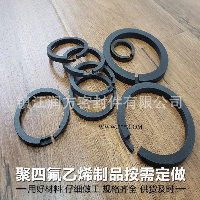 供应：聚四氟乙烯PTFE密封件  打气泵活塞环制作图2