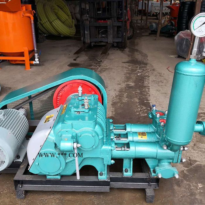 活塞式高压水泥注浆机卧式三缸砂浆泵高压注浆泵灌浆机厂家图4
