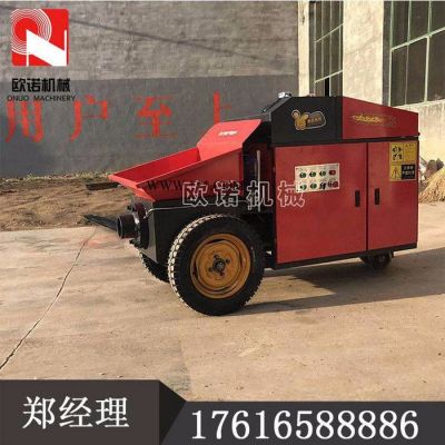 活塞式混凝土输送泵价格 固体颗粒输送泵 二次结构灌浆机