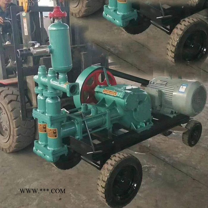 路面地基加固注水泥浆机双缸锚杆砂浆泵双缸活塞泵注浆机图3