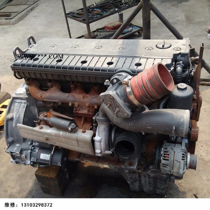 奔驰OM460LA 发动机活塞缸套 奔驰发动机总成图7