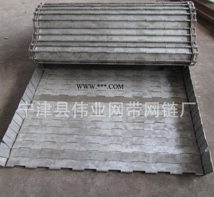 让利链板式网带 优惠金属片网带 食品连杆式网带 **宁津网带图2