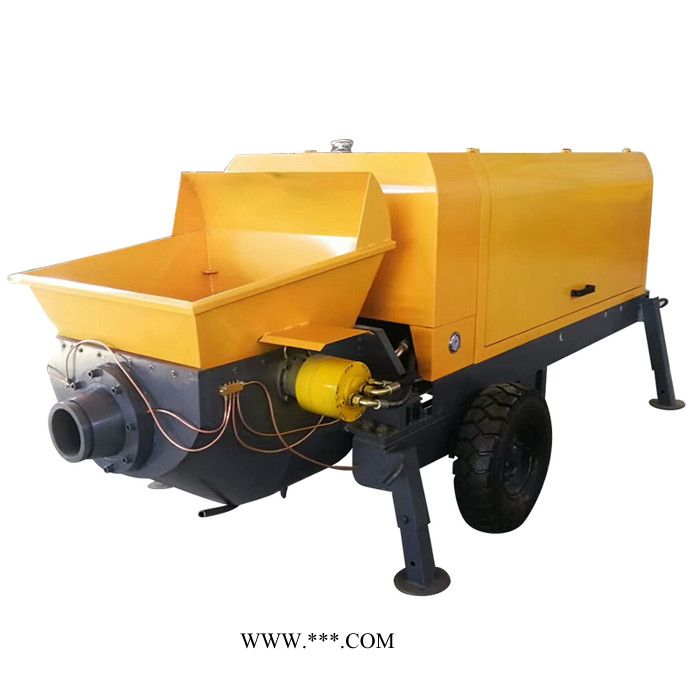 液压活塞式二次构造柱泵 液压小型细石砂浆输送泵图4