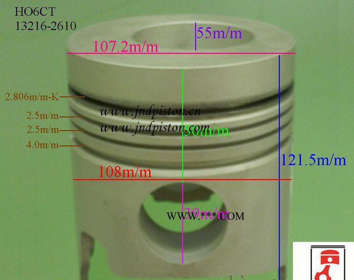 直销 品质保证 日野活塞 HINO H06CT图3