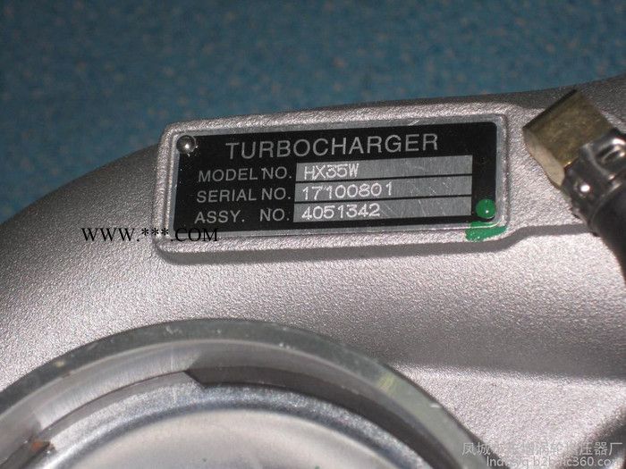 东GTD增---注册商标 HX35W涡轮增压器 零件号4051342 4051343 turbo图2