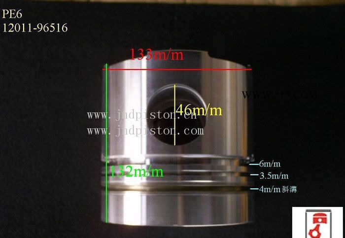 直销 品质保证 尼桑活塞 NISSAN PE6 12011-96564 活塞图3