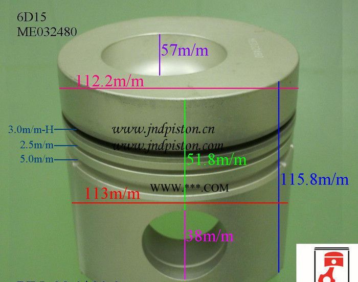 直销 品质保证 三菱活塞 6D15 ME032870 汽车活塞图3
