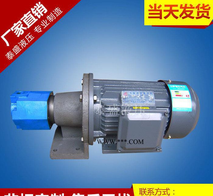 齿轮油泵厂家生产BB-B40JZ摆线油泵电机组电动液压泵 内轴电机油泵装图3