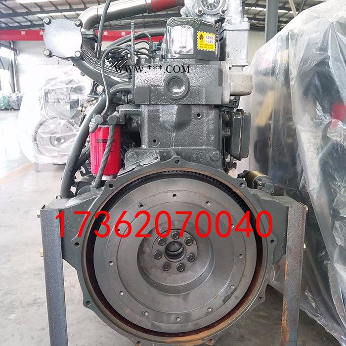 潍坊华岳R4105ZY4铲车装载机挖掘机用柴油发动机带打气泵带涡轮增压器可选配液压泵接口**图2