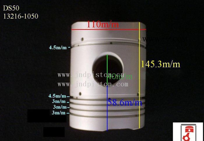 直销 品质保证 日野活塞 DS50 13216-1050