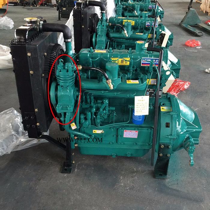 潍坊华岳直喷4100/4102/4105柴油发动机装载机挖掘机专用涡轮增压器打气泵可选配**图2