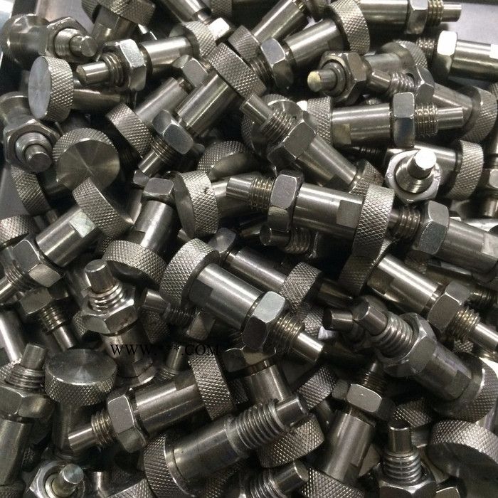 碳钢镀锌镀镍细牙拉销  不锈钢SS304/316/316L英/美制细牙弹簧销/拉销/定位销/分度销 都有生产 细牙定位销图3