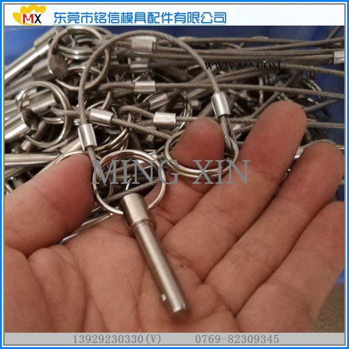 供应Q型单钢珠插销,定位销,快卸销,安全销 快卸销，快速定位插销图3