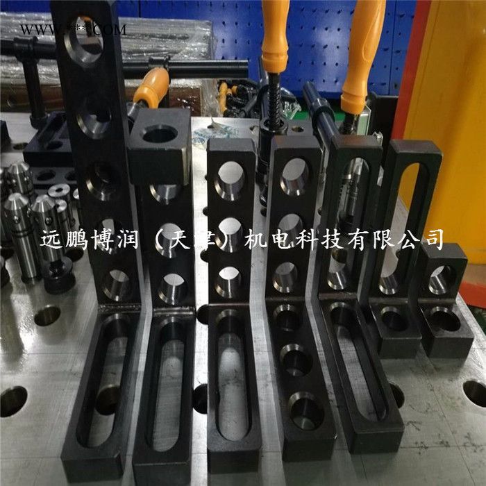 远鹏博润**D16-D28 三维柔性焊接工装夹具180°螺旋压紧器 肘节固定盘 快速定位销 可固定支撑腿图8